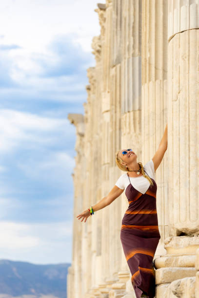 istock Middle-aged Spanish female tourist 2158451160