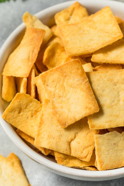 istock Homemade Crispy Pita Chips 2158451407
