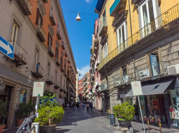 istock Elegant buildings in downtown Naples 2158468190