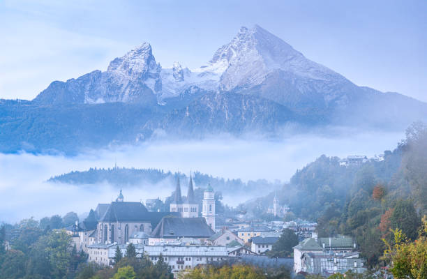 istock Town View of the Alpines, Berchtesgaden 2158470876