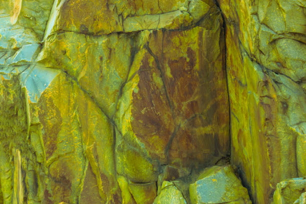 istock Close Up Of Canadian Shield Rock 2158478605