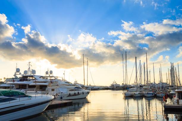 istock Cannes harbour view, France 2158484967