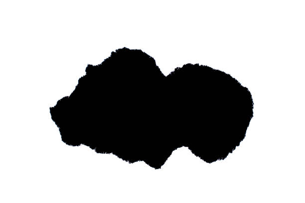 black spot on white background, black hole