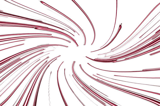 light lines of speed in space