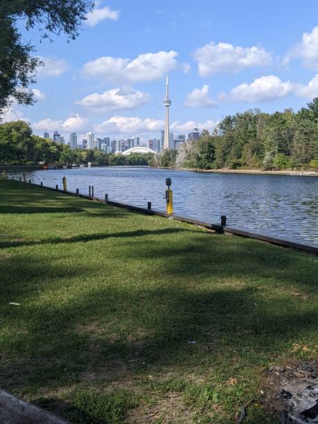 istock The Toronto Skyline from a Toronto Island Park 2158487573