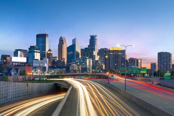 istock Minneapolis, Minnesota, USA downtown city skyline 2158489105
