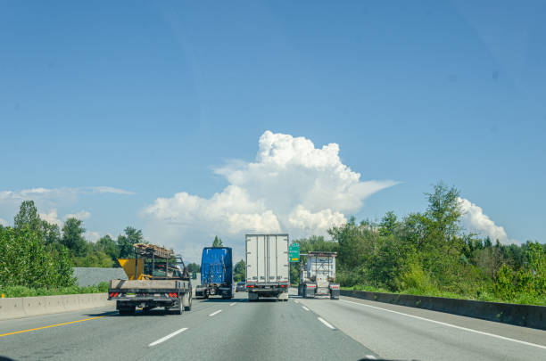 Trans Canada Highway - 1,  Vancouver to Abbotsford section, Canada, BC