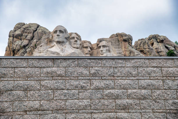 Mount Rushmore National Memorial, South Dakota. View on a sunny summer day.