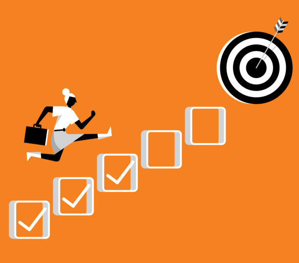 istock achieve business target - Businesswoman 2158498159