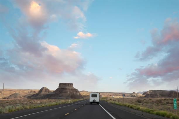 Rental car scenic road trip