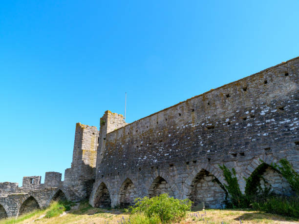 istock The old wall of Visby 2158508950