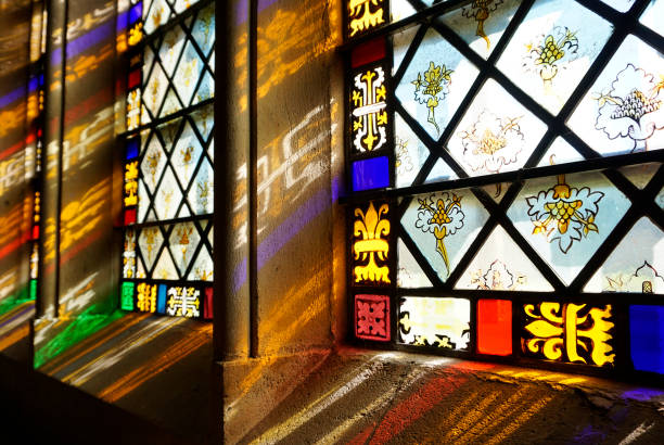 istock Sunbeams passing through church windows 2158509033