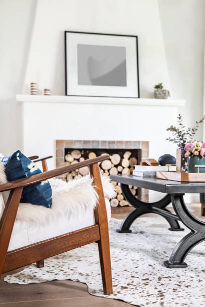 istock Simple living room interior 2158511777