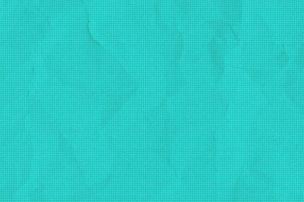 Crumpled green paper textured background