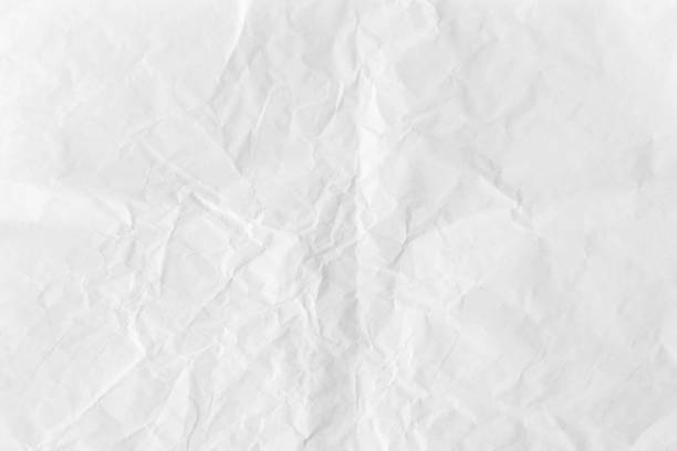 istock Crumpled white paper textured background 2158511890