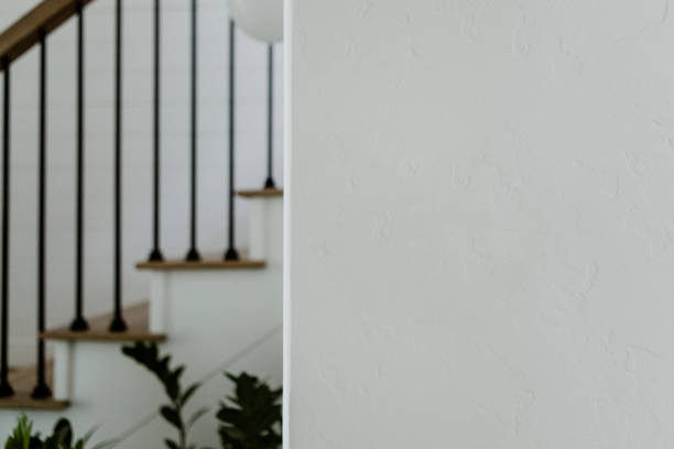 Plants decor by the staircase