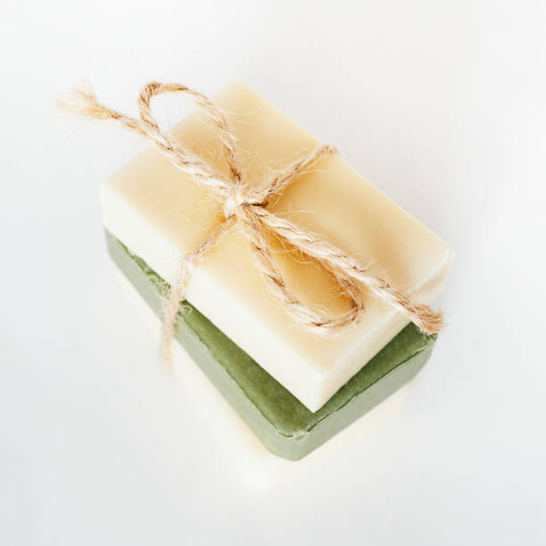 istock Stacked organic soap bar collection 2158512577