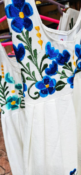 istock Mexican Style Textile Dress 2158520038
