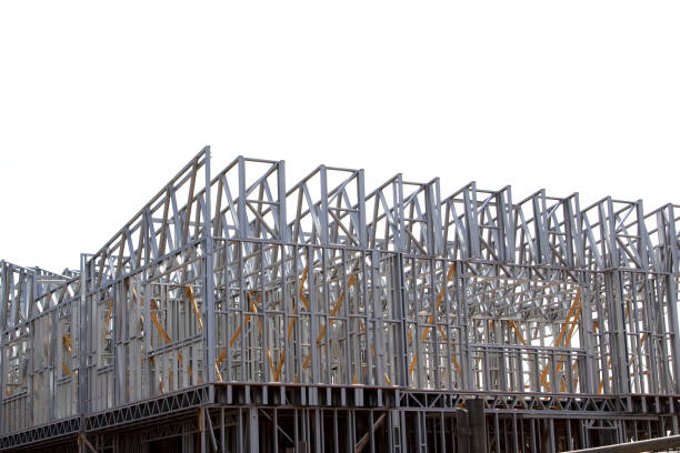 Construction of elevator house for BTS in Bangkok