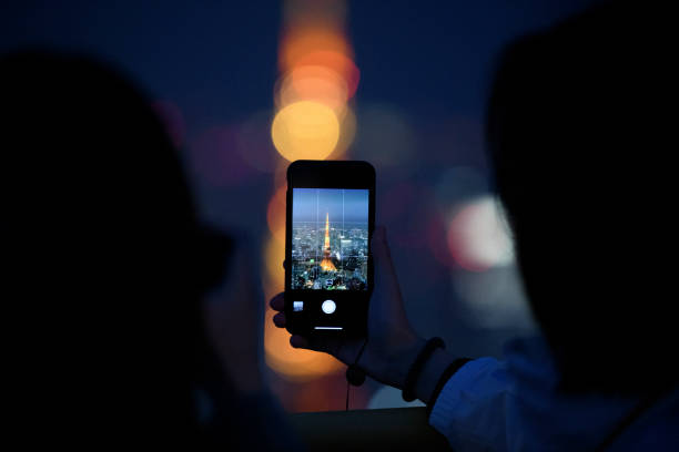 istock Man capturing the Tokyo Tower, Japan 2158522508
