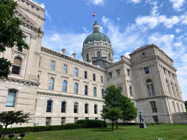 istock Indiana State Capitol Building in Indianapolis 2158524784