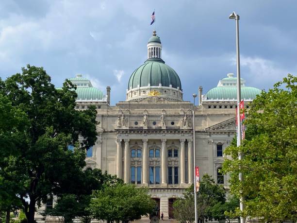 istock Indiana State Capitol Building in Indianapolis 2158524803