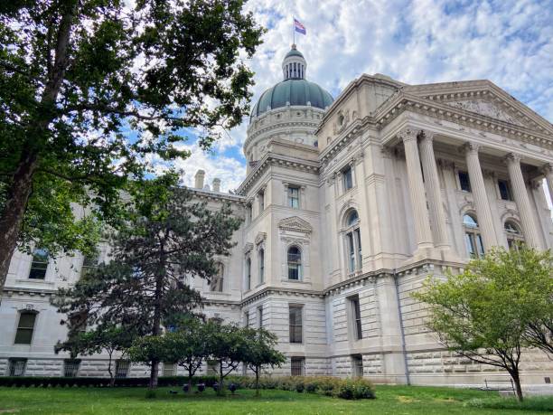 istock Indiana State Capitol Building in Indianapolis 2158524813