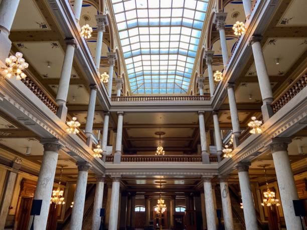 istock Indiana State Capitol Building in Indianapolis 2158524828