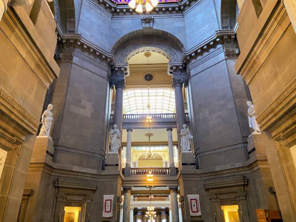 istock Indiana State Capitol Building in Indianapolis 2158524830