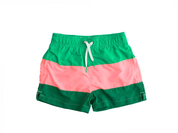 istock Men shorts for swimming on a white background 2158534249