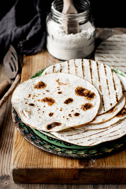 istock Fresh homemade tortilla recipe idea 2158536839