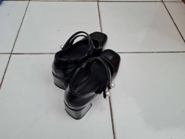 istock Black women's shoes 2158538147