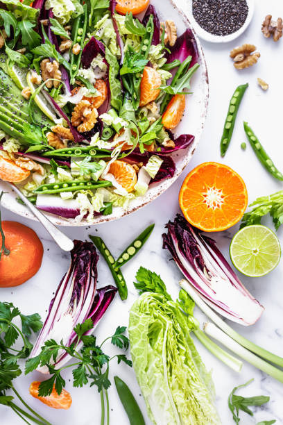 istock Keto salad with clementines and avocado 2158542441
