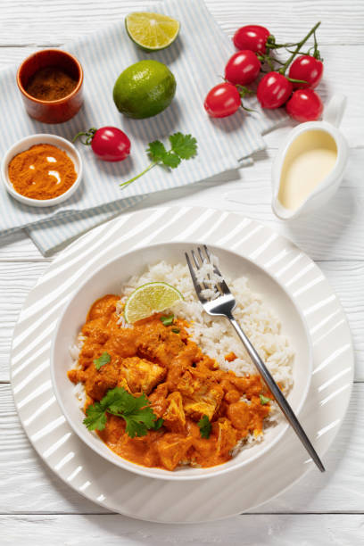 istock indian spiced fish curry, salmon masala, top view 2158542578