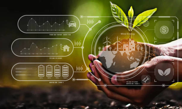 istock Environment. Crystal ball on moss in green forest. there is a symbolic icon Inclusive Environment, Ecology, Earth Day, Forest Conservation, CSR, ESG, NET ZERO 2158543468