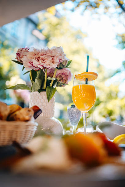 istock Refreshment in an outdoor cafe 2158553159