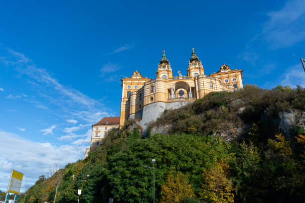 istock Famous Melk abbey in Wachau valley, Austria 2158553281