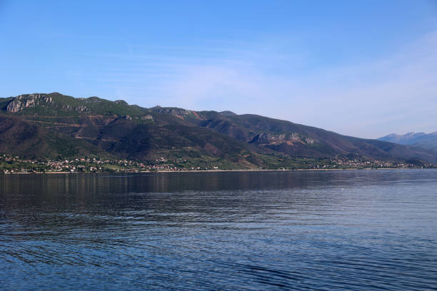 istock Fantastic landscape at Lake Ohrid, Albania 2158563050