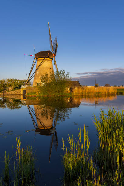 istock Traditional Dutch windmills in Kinderdijk - Unesco site, The Netherlands 2158567939