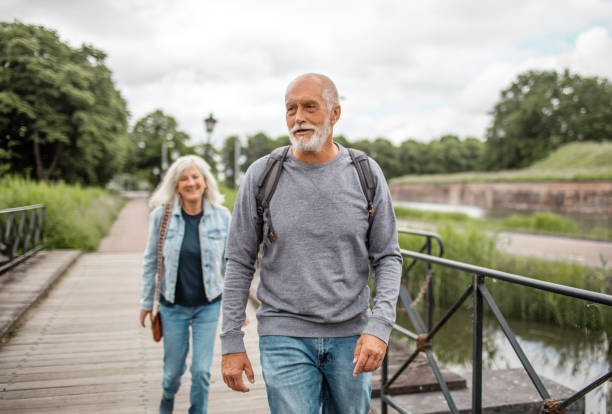 istock Handsome Senior man enjoying his active free time in the Netherlands as therapy 2158568544