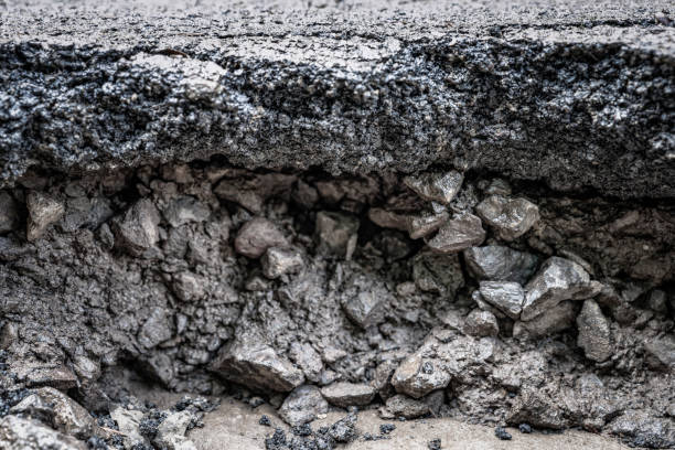 istock Edge of weathered asphalt 2158569810