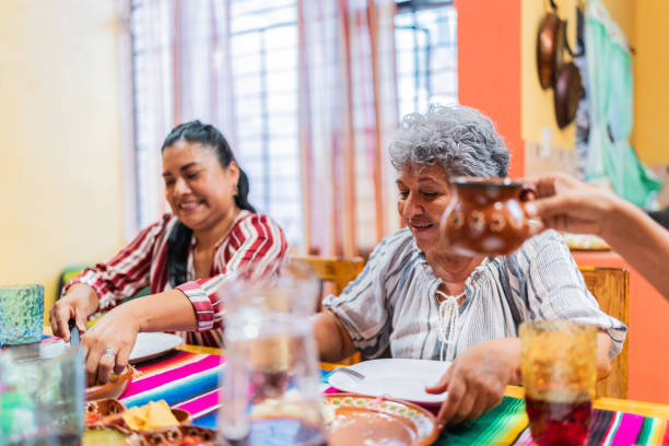 istock Family eating on lunch at home 2158576169