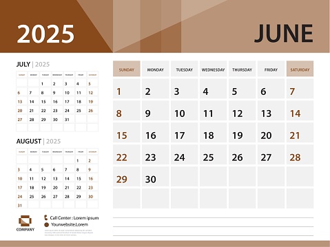 Template Kalender 2025 Juni 2025 Tahun Template Kalender Meja 2025