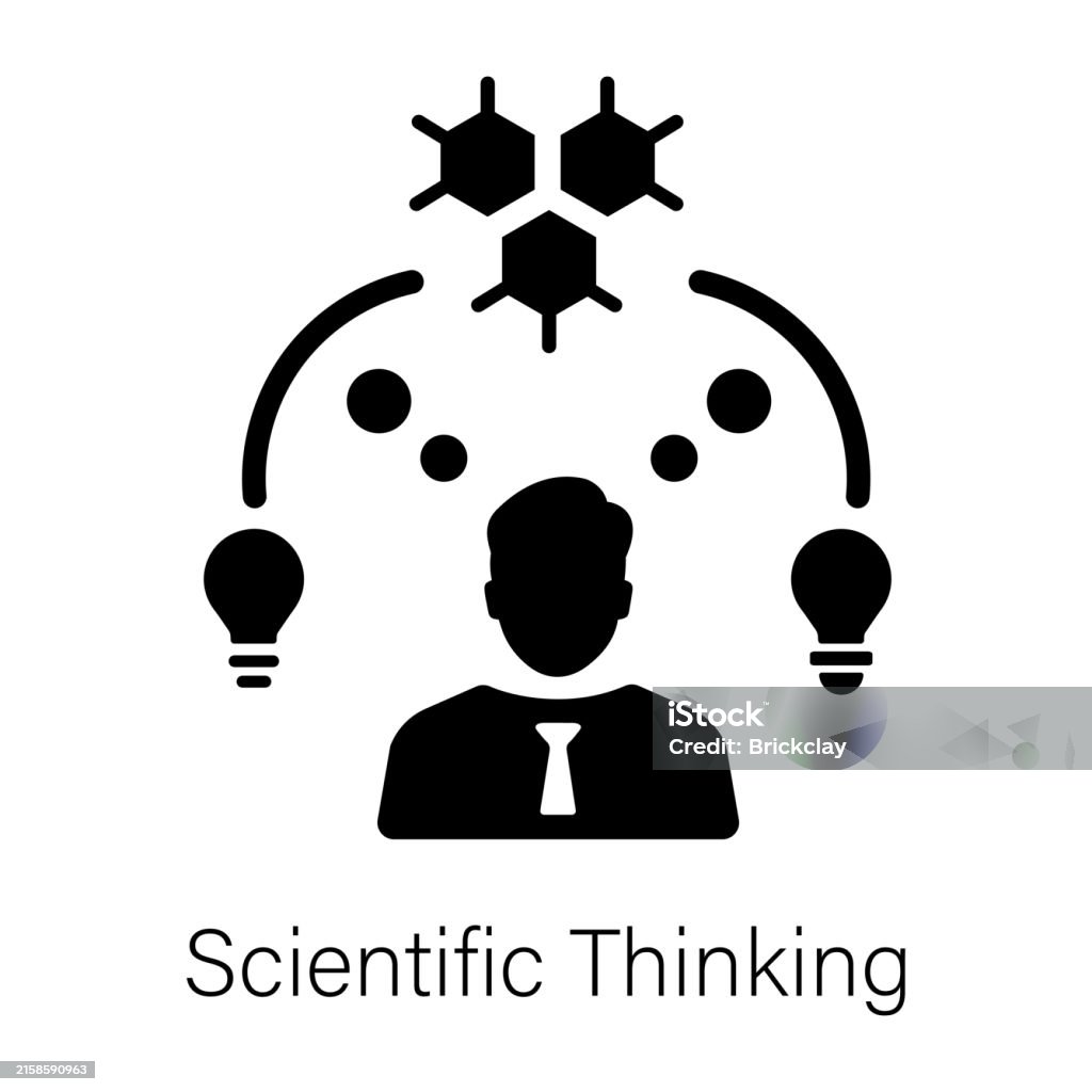 Science Thinking Sign Scientific Thinking Stock Illustration - Download Image Now ...