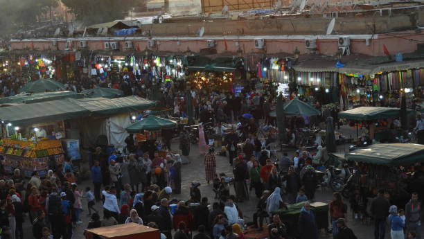 istock Market Place Marakesh, Maroc 2158595792