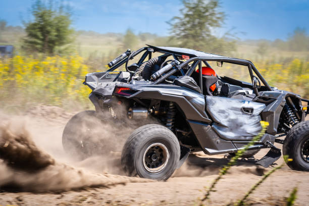 istock UTV buggy and 4x4 in the action. Rally, extreme, adrenalin 2158596132