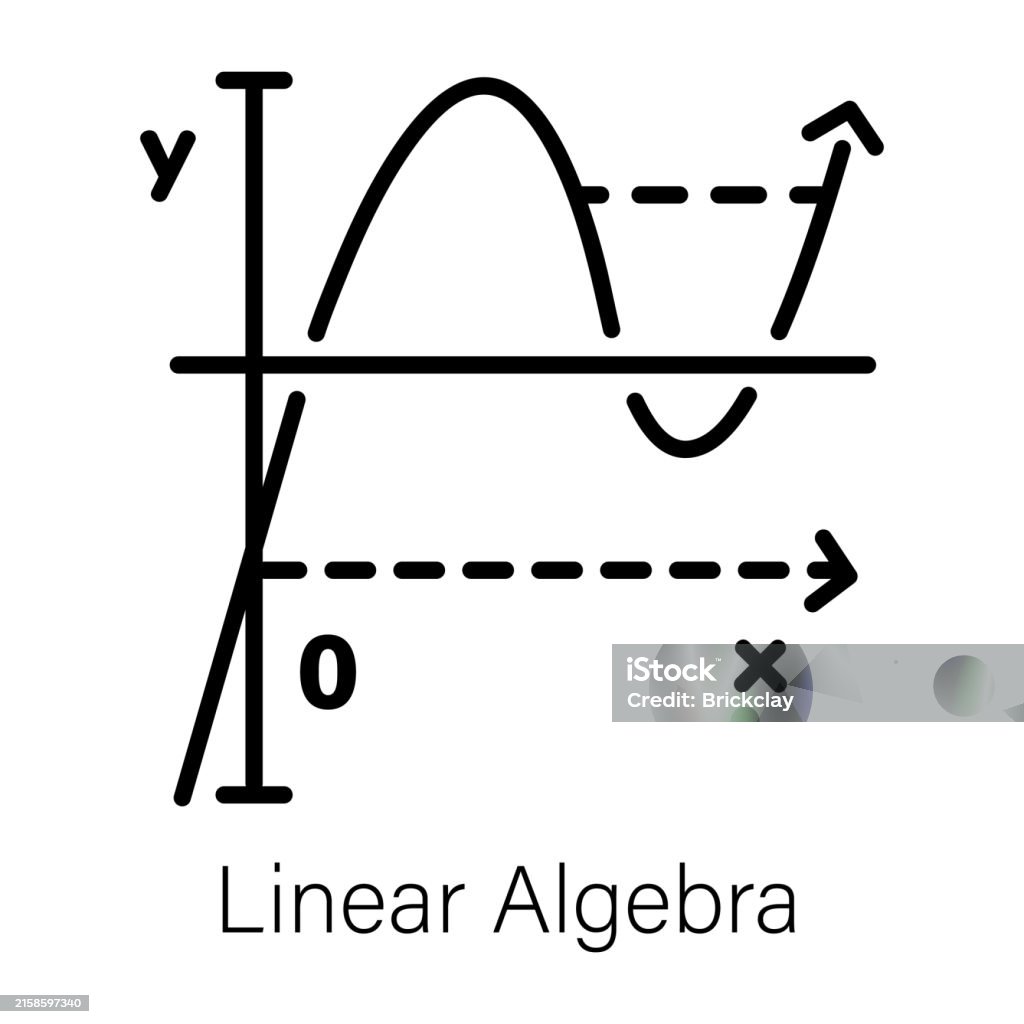 Linear Algebra Expression Linear Algebra Stock Illustration - Download Image Now - Algebra, Chart ...