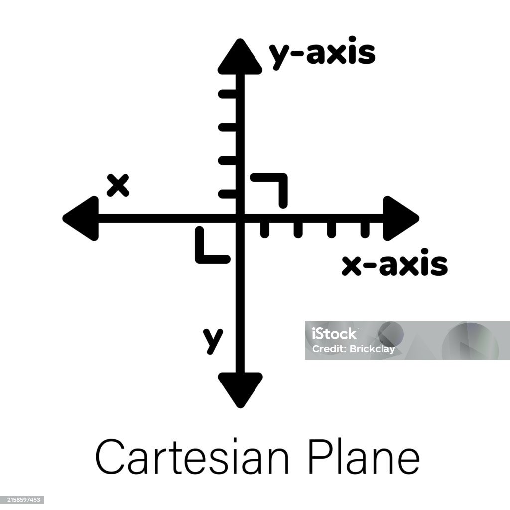 Cube Cartesian Expression Cartesian Plane Stock Illustration - Download Image Now - Chart, Graph ...