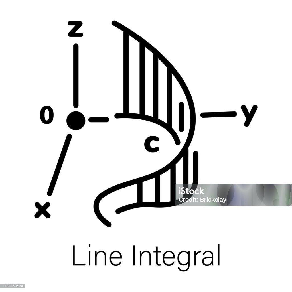 Line Integral Stock Illustration - Download Image Now - Chart, Diagram ...