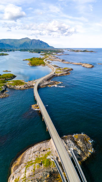 istock Atlantic Road Bridge, Norway: A Serene Coastal Drive 2158598160